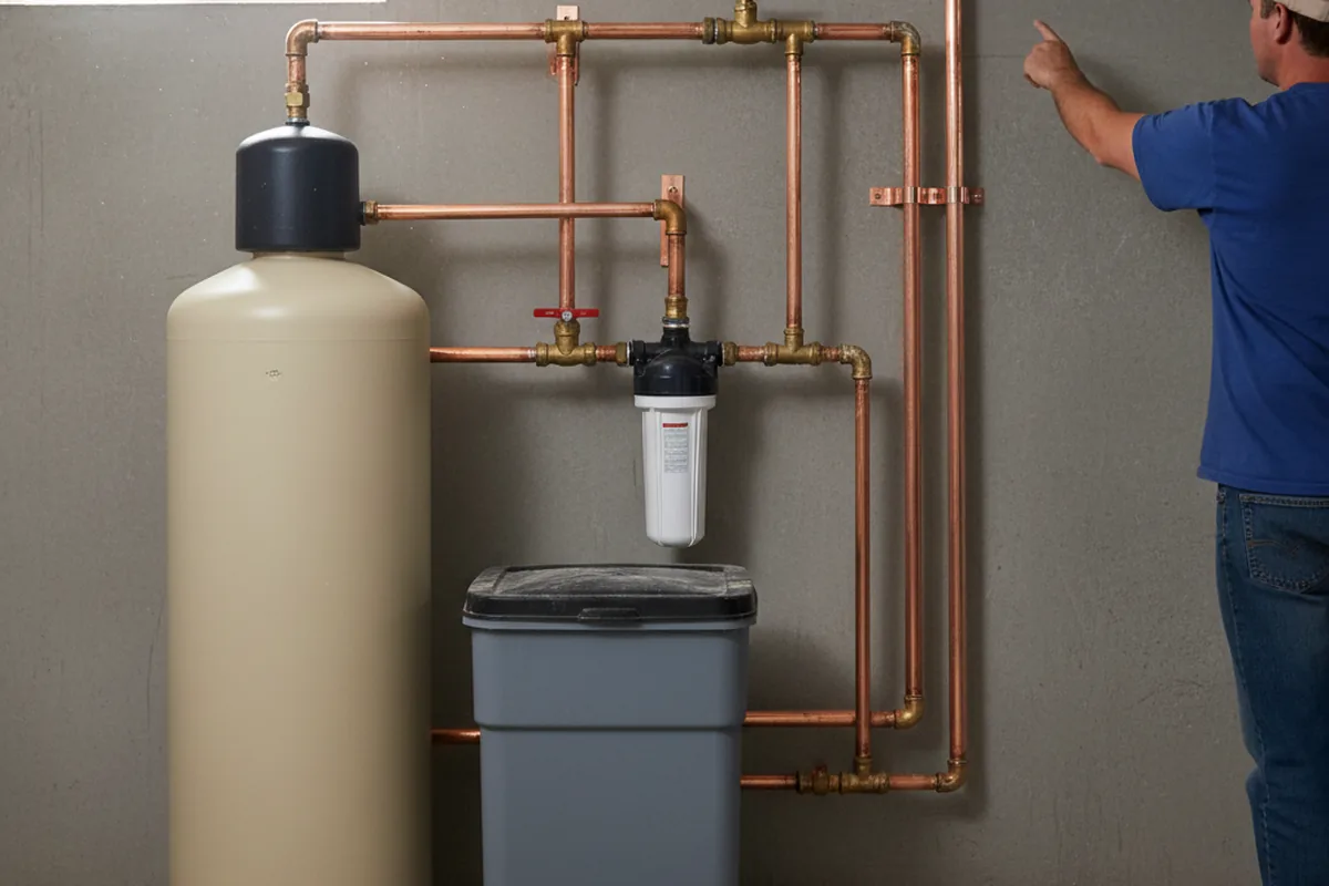 Whole-house water treatment system installed in Mannsville